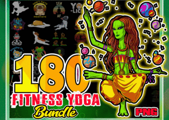 Combo 180+ Designs Fitness Yoga PNG Bundle, Yoga TShirt Bundle, Yoga Exercise PNG, yoga funny png sublimation, Instant download 1004975804
