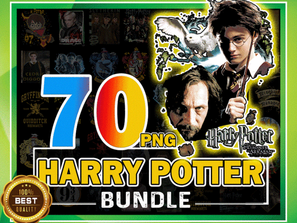 70 harry potter png bundle, harry potter fans, harry potter characters, harry potter quotes, hogwarts inspired, instant download 1006211430