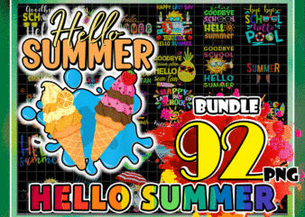 92 Designs Hello summer PNG Bundle, Summer Vibes, Beach, Gnome summer, funny summer, Sublimation, Summer Vacation, Digital download 1006797175