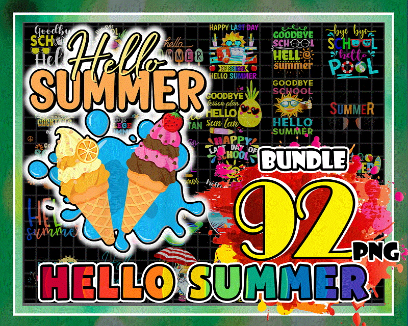 92 Designs Hello summer PNG Bundle, Summer Vibes, Beach, Gnome summer, funny summer, Sublimation, Summer Vacation, Digital download 1006797175