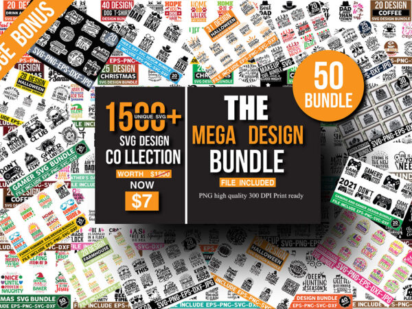 The mega design bundle The mega design bundle