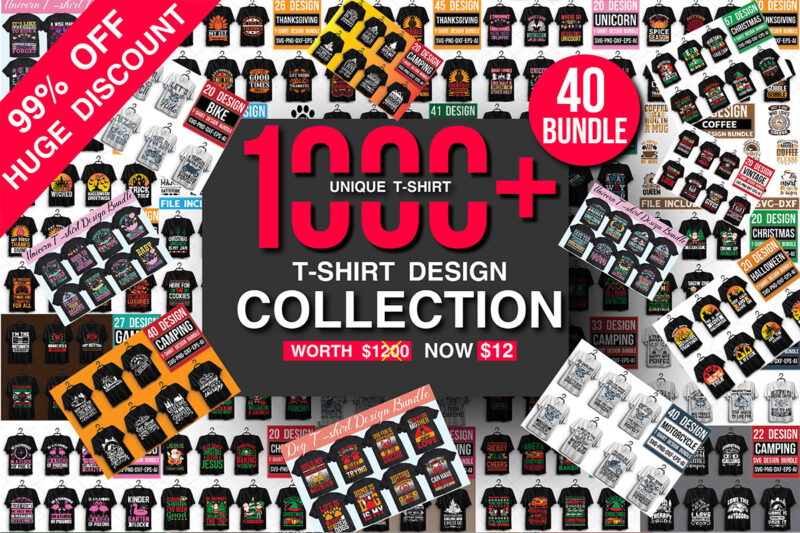 T-shirt Design Mega Bundle