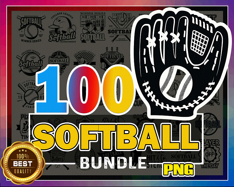 100 Designs Softball SVG Bundle, Softball svg, Softball svg design, Softbal svg vector, softball svg lover, Digital Download 1010203700