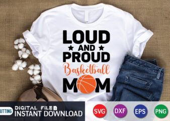 Loud And Proud Football Mom T Shirt, Loud And Proud Football Mom SVG, Football Svg Bundle, Football Svg, Football Mom Shirt, Cricut Svg, Svg, Svg Files for Cricut, Football Sublimation