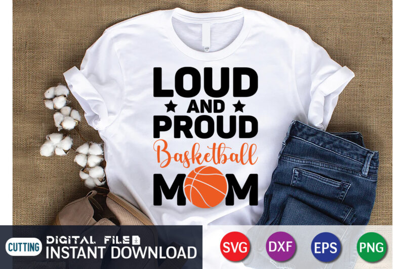 Loud And Proud Football Mom T Shirt, Loud And Proud Football Mom SVG, Football Svg Bundle, Football Svg, Football Mom Shirt, Cricut Svg, Svg, Svg Files for Cricut, Football Sublimation