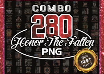 Combo 200 Honor the Fallen PNG, Memorial Day USA Flag, In Honor Of Our Heroes, Patriotic America Flag 4th of July PNG, Instant Download 1019921913