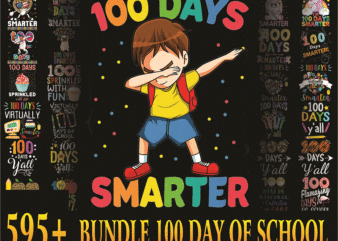 600 Designs 100 Day of school PNG Bundle, Happy 100 Days Of School Png, 100Th Day Of School, Digital Download 1003441010