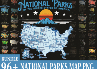 95+ Designs National Parks Map Png, National Park Gift, USA Travel Map, National Parks Map,National Park Travel, Instant Download 1005405006