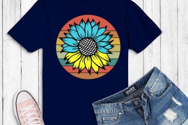 Ukraine flag sunflower vintage shirt ukrainian support lover tshirt design svg, ukraine flag, sunflower, vintage shirt, ukrainian support, lover tshirt design vector,