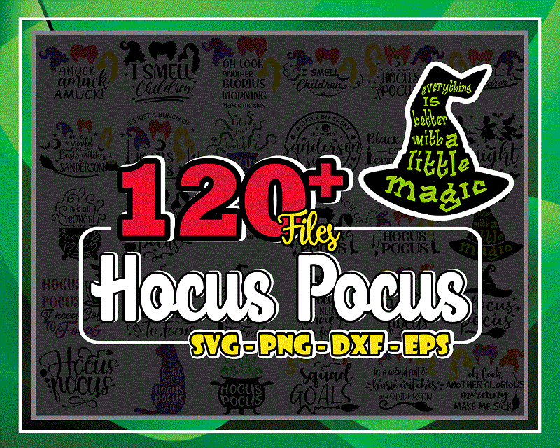 120+ Hocus Pocus Svg Bundle, Black Cat Only, Sanderson Sister Svg, Hocus Pocus Svg, Hocus Pocus png, Halloween Svg, I Smell Children Svg 891746525