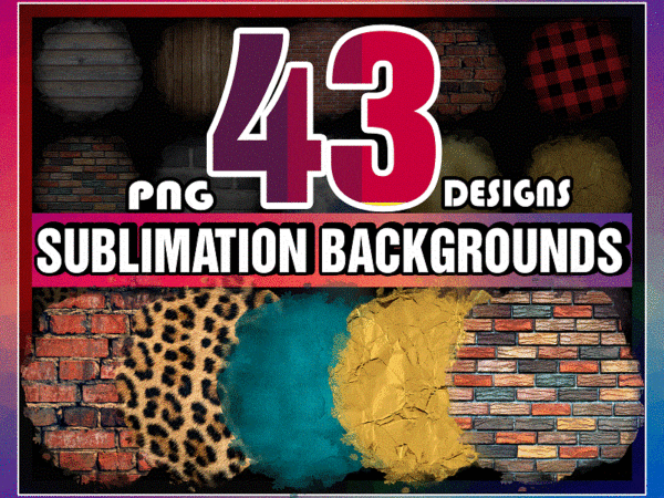 43 designs sublimation bundle, round backgrounds, sublimation designs downloads, instant download 966547953