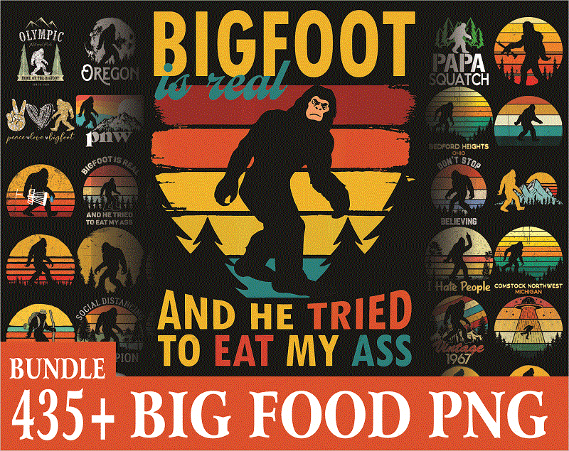 Combo 435 Big Foot PNG Bundle, Bigfoot Sayings, I Hate People Big Foot, Believe In Bigfoot PNG, Big Foot Lovers PNG, Digital Download 1013598106
