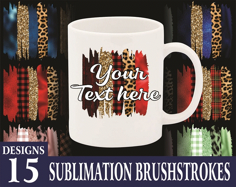 15 Designs Sublimate Brushstroke PNG Bundle, Sublimation designs downloads, Brushstrokes sublimation designs bundle, Instant Download 966550229