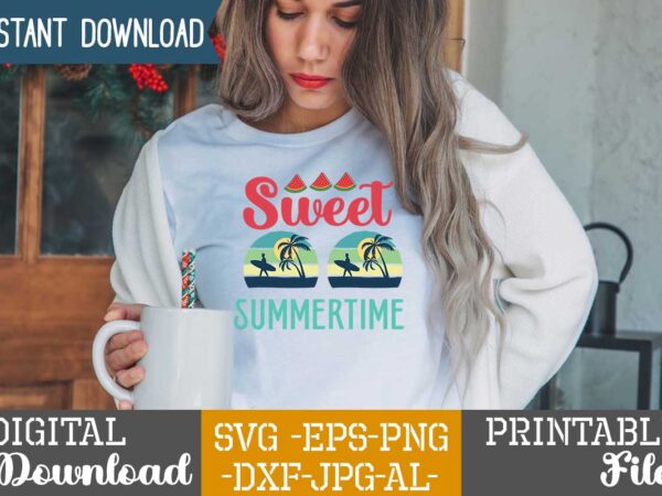 Sweet summertime,summer t shirt design bundle,summer svg bundle,summer svg bundle quotes,summer svg cut file bundle,summer svg craft bundle,summer vector tshirt design,summer graphic design, summer graphic tshirt bundle