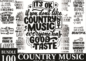 Bundle 100 Country Music SVG/PNG Files For Cricut, Country Music svg, Music svg Bundle, Music svg Shirt, Music Lovers svg, Instant Download 1015565186 t shirt template