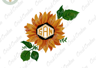 Sunflower , Sunflower Clipart Diy Crafts,Sunflower Lover Png Files , Sunflower Pattern Silhouette Files, Sunflower Art Cameo Htv Prints