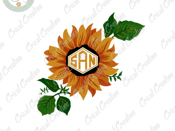 Sunflower , sunflower clipart diy crafts,sunflower lover png files , sunflower pattern silhouette files, sunflower art cameo htv prints t shirt template vector