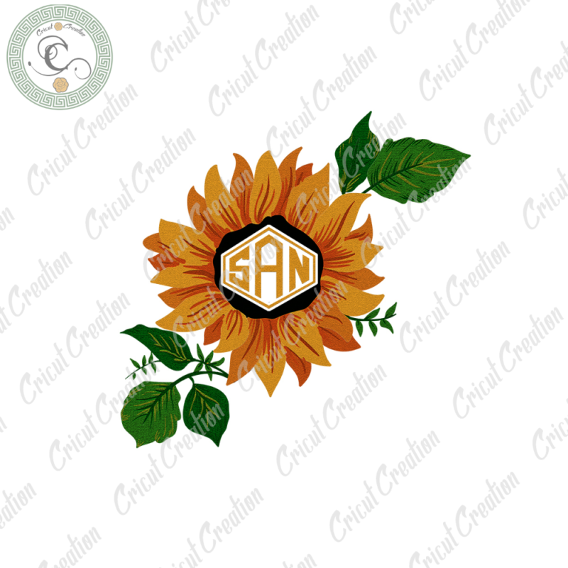 Sunflower , Sunflower Clipart Diy Crafts,Sunflower Lover Png Files , Sunflower Pattern Silhouette Files, Sunflower Art Cameo Htv Prints