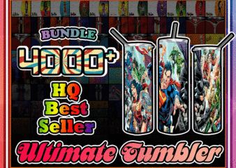 4000+ Ultimate Tumbler, Straight Tapered, Template For Sublimation, Full Tumbler Wrap, PNG Digital Download, Digital File, Huge Tumbler 988209301