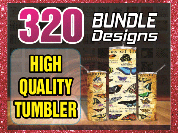 320 high quality tumbler designs 20oz skinny straight bundle, bundle template for sublimation, full tumbler wrap, png digital download 1001247386