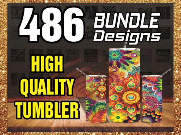 486 high quality tumbler designs 20oz skinny straight bundle, bundle template for sublimation, full tumbler wrap, png digital download 1001247386