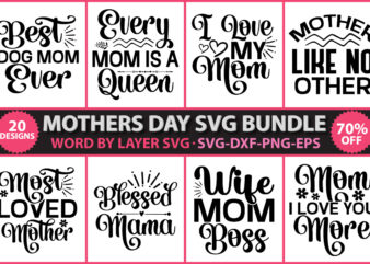 Mothers day vector t-shirt design, Mothers day SVG Bundle, Mother’s day t-shirt design, Mothers day vector design, Mom svg, Mom life svg, Girl mom svg, Mama svg, Funny mom svg,