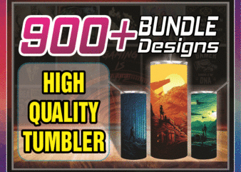 900 High Quality Tumbler Designs 20oz Skinny Straight Bundle, Bundle Template for Sublimation, Full Tumbler Wrap, PNG Digital Download 1001247386