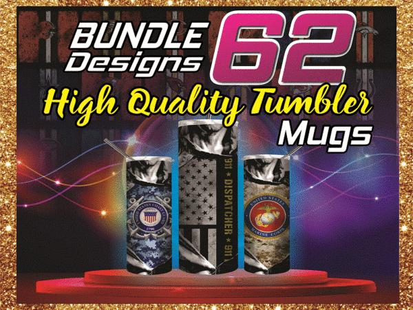 Bundle 62 high quality tumber designs , 20oz skinny straight, template for sublimation, digital download, tumbler digital, digital file 1014591399