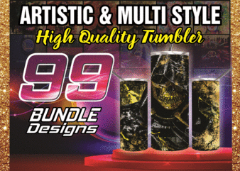 99 Artistic & Multi Style Designs , 20oz Skinny Straight Bundle, Template For Sublimation, Digital Download, Tumbler Digital 1014591399