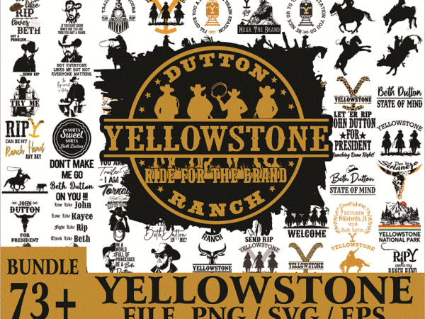 Bunde 75+ yellowstone svg, yellowstone svg, png, dxf, yellowstone svg cut fies, yellowstone cipart, musicartstore digital download 1019134239 t shirt template