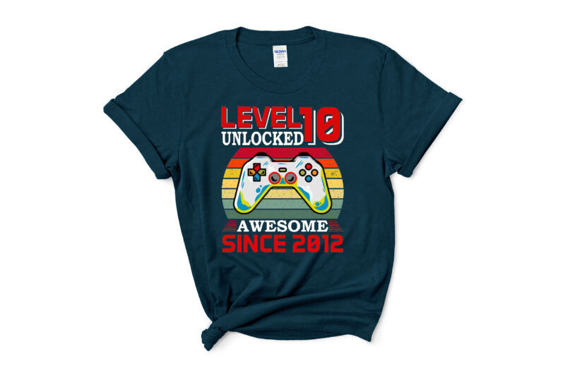 20 gaming birthday t-shirts design bundle