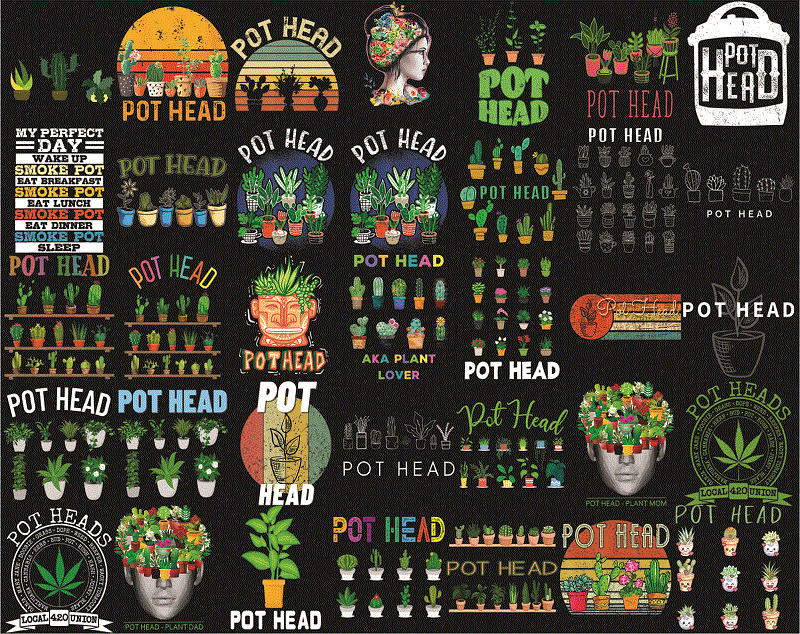 Bundle 340+ Pot Head PNG, Plant Mom Png, Succulent Png, Indoor Plant Lover Gift, Plant Mama Png Bundle, Pot Head Shirt Png 1017922045