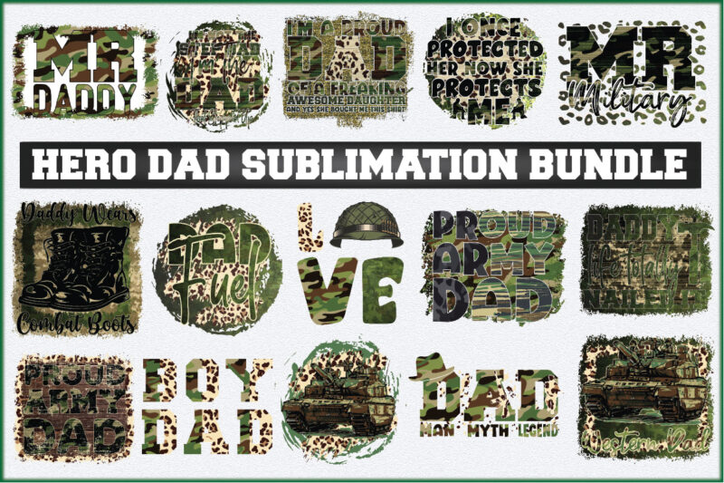 Hero Dad Sublimation Bundle