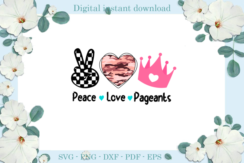 Trending gifts, Peace Love Pageants Diy Crafts, Pink Leopard Heart Svg Files For Cricut, Plaid Design Silhouette Files, Crown Cameo Htv Prints