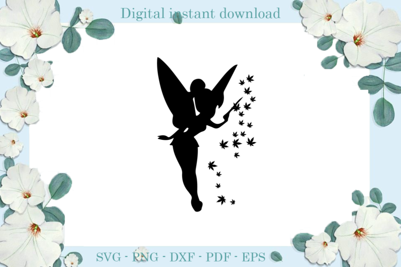 Trending gifts, Tinker Bell sprinkle Cannabis Diy Crafts, Faily Tale Svg Files For Cricut, Tinker bell Silhouette Files, Cannabis Cameo Htv Prints