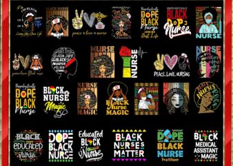 Black Nurse PNG Bundle, Black Dope Nurse, Peace Love Nursing, Black Nurse Png, Black Nurse Magic, Black Nurse Matter, Nurse Life, Nurse Png 959652304