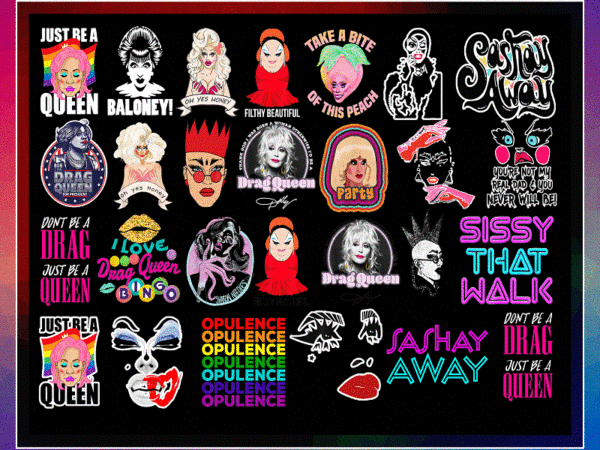 22 designs drag queen png, drag queen vinyl png, just be a queen, baloney queen, rupaul drag race queen, sublimation digital download 930066557