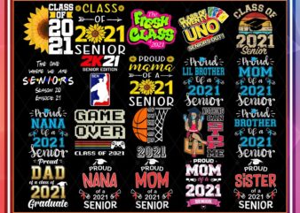 Bundle 38 Senior 2021 PNG, Senior Mom 2021, Senior sister, Senior class of 2021, Funny Senior Game, Instant Download 969629443