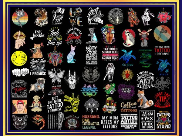 140 Tattoo PNG Bundle, Tattoo Png, Tattoo Images Png, Tattoo Fan Gift ...