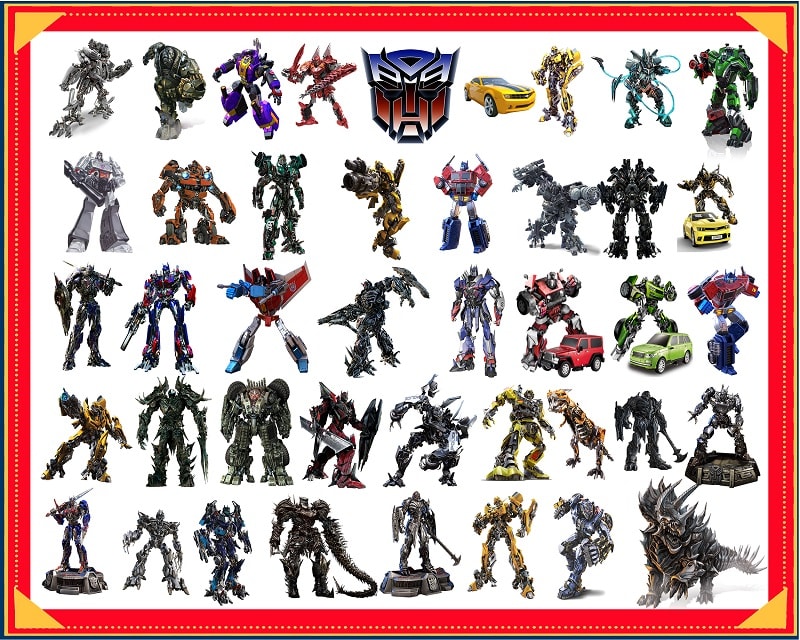 Transformers ClipArt- PNG Images Digital, Transformers ClipArt, Transformers, Graphics Transparent Background Scrapbook, Instant Download 976047092