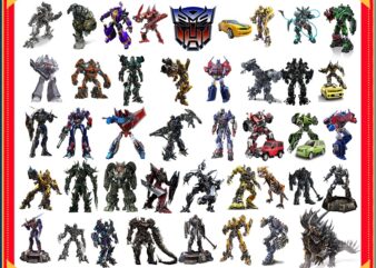 94 Transformers ClipArt- PNG Images Digital, Clip Art, Instant Download, Graphics Transparent Background Scrapbook 976047092