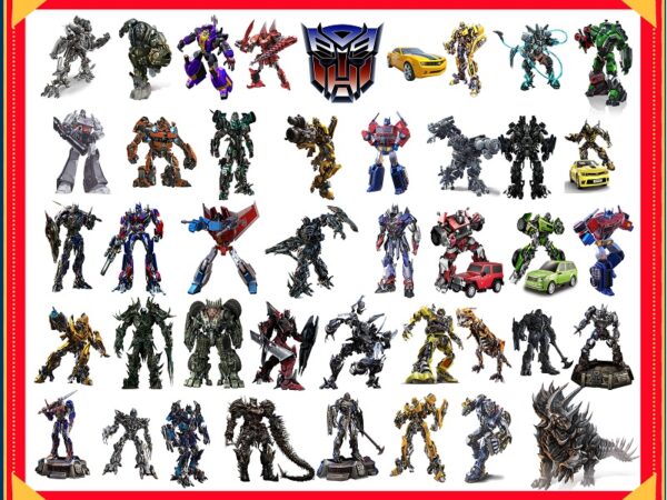 94 transformers clipart- png images digital, clip art, instant download, graphics transparent background scrapbook 976047092