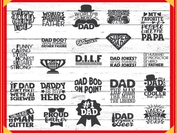 23 dad quotes svg bundle designs, father’s day funny sayings, daddy sayings cipart, dad quotes vector, commercial use, instant download 772364850