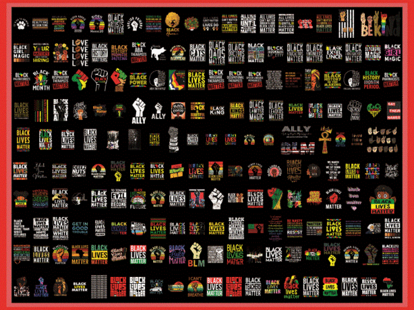 Bundle 400 black lives matter png, black history month png , we are black history png , kwanzaa png , black pride png , african american png 975725661 t shirt template