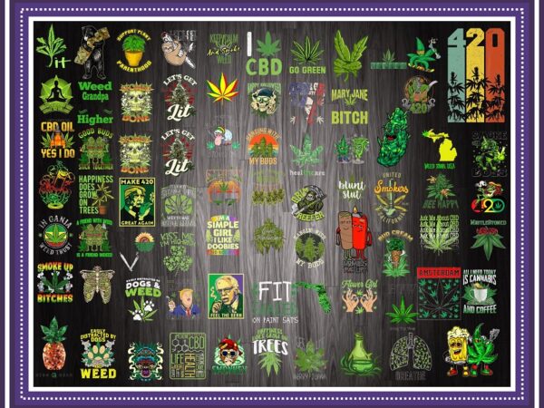 Bundle 100 designs cannabis png, weed bundle png, 420, dope bundle, smoke weed png, vote for weed png, smoke up bitches, instant download 958122460