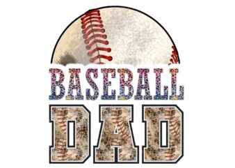 Baseball Dad Sport Tshirt Design