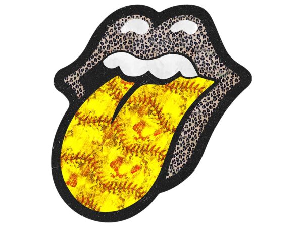 Rolling stones softball tshirt design