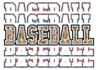 Cheetah Baseball Sport Tshirt Design