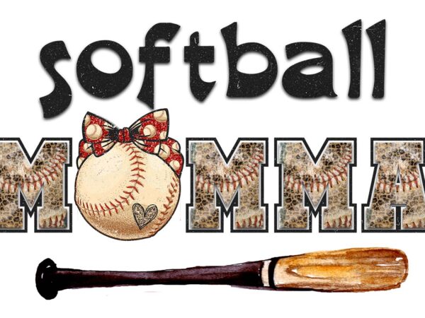 Softball momma sport tshirt design Softball momma sport tshirt design