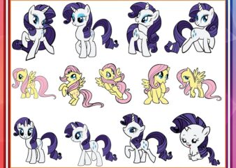 63 Designs Pony Piece Bundle, Pack SVG PNG Cricut Twilight Sparkly Apple Jack Sweetie Pie Rarity Rainbow Dash Spike, Digital Download 977798724